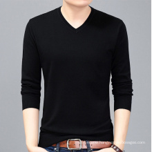 PK18ST089 V neck cashmere sweater man sweater pullover
